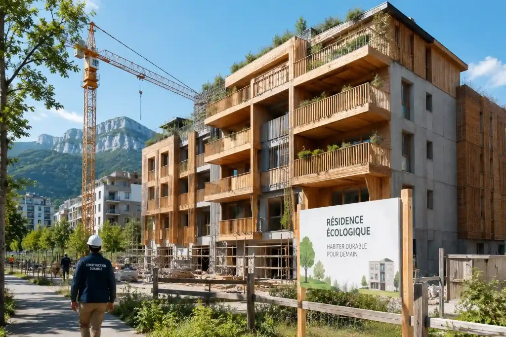 Résidence écologique vite-un-chantier à Grenoble