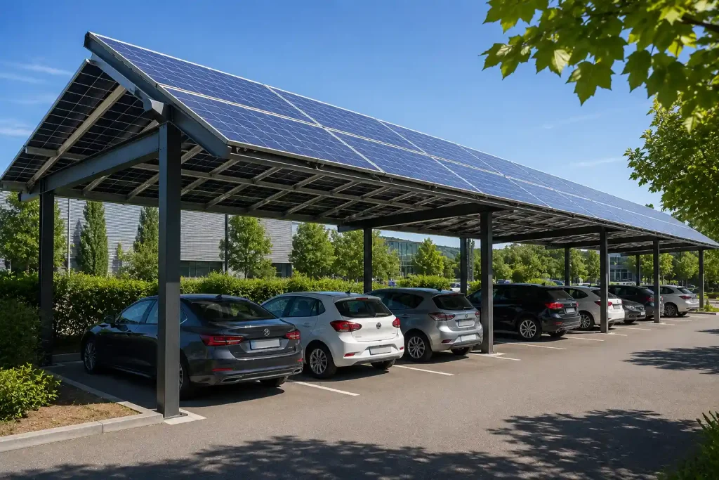 Ombrière photovoltaïque