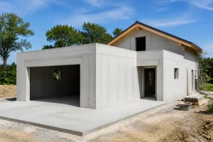Béton bas carbone maison individuelle